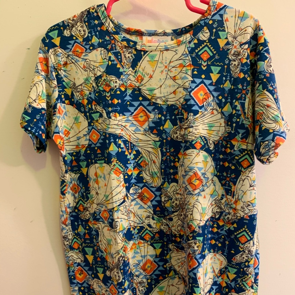 Lularoe Gracie size 6 Disney princess